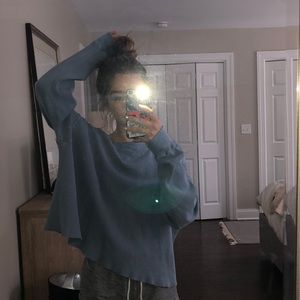 Comfy waffle long sleeve a hirt